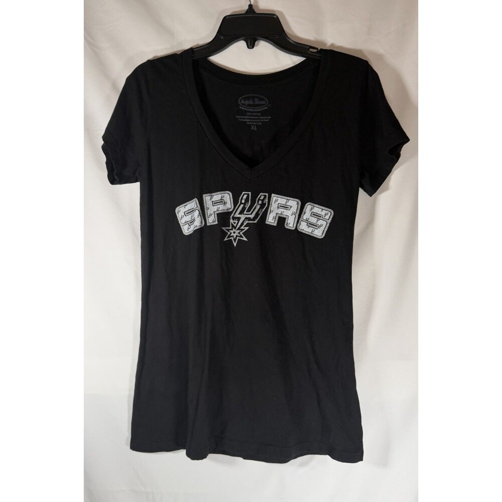 Majestic Threads San Antonio Spurs Parker #9 NBA Basketball Shirt Black XL